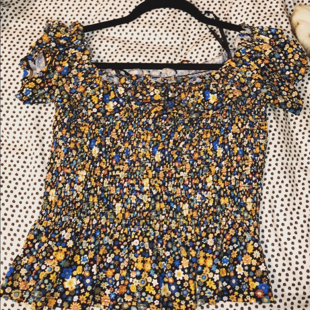 Floral crop top